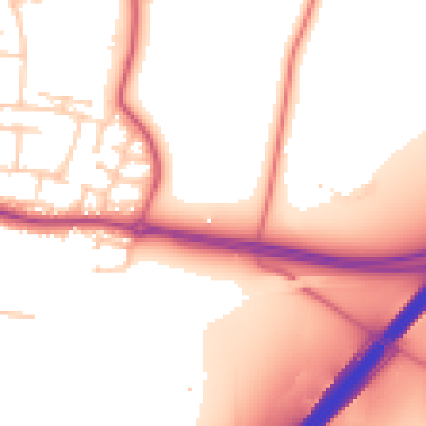 Daytime road noise heatmap for L26 0AR