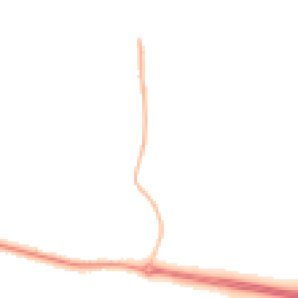 Night-time road noise heatmap for L26 0AS