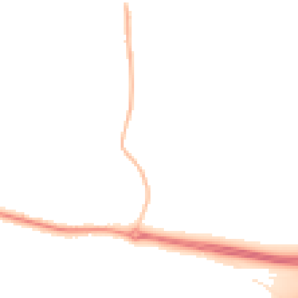 Night-time road noise heatmap for L26 0AU