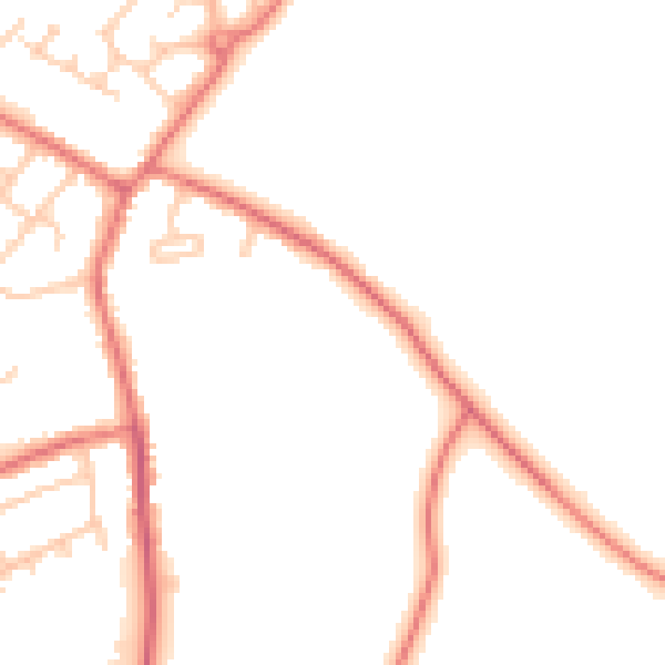 Daytime road noise heatmap for L26 0BY