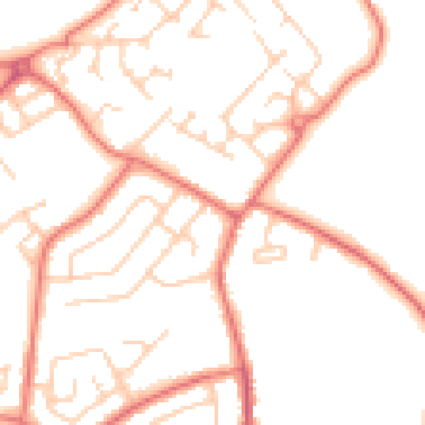 Daytime road noise heatmap for L26 0US