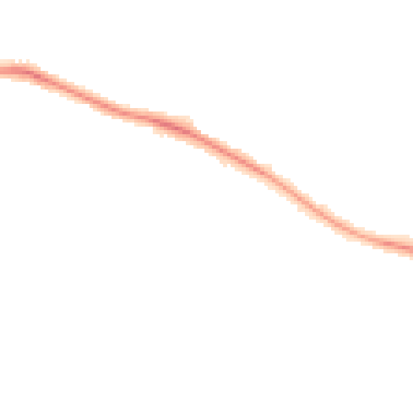 Night-time road noise heatmap for L26 1TE