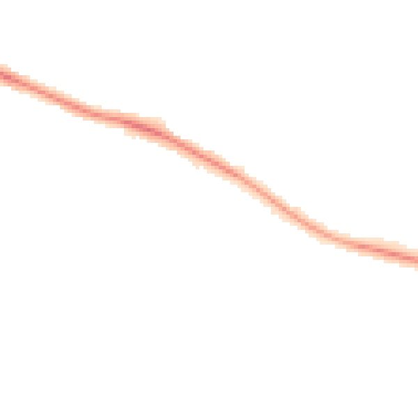 Night-time road noise heatmap for L26 1TU