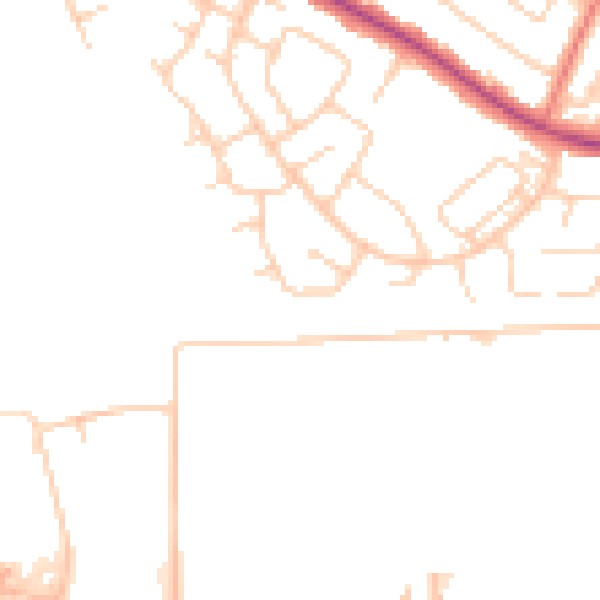 Daytime road noise heatmap for L26 1UE