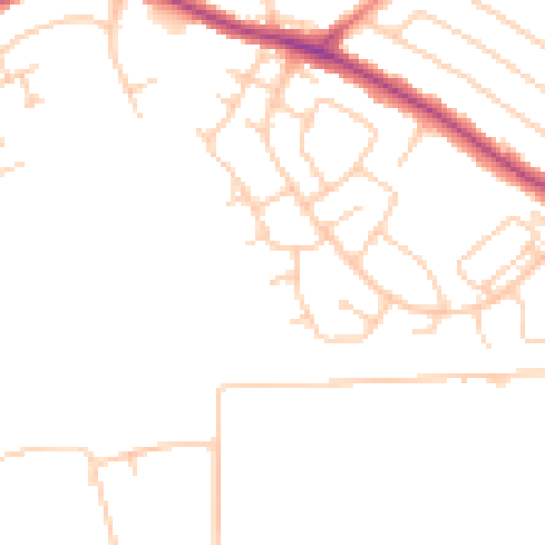Daytime road noise heatmap for L26 1UL