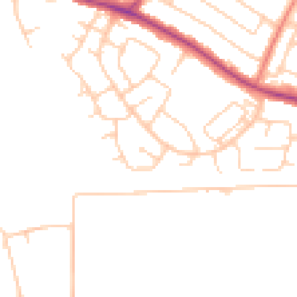 Daytime road noise heatmap for L26 1UR