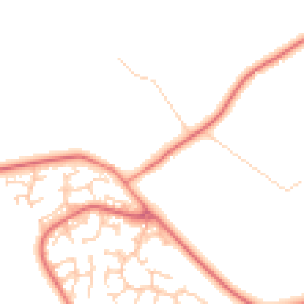Daytime road noise heatmap for L26 5QA