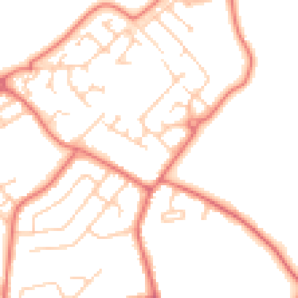 Daytime road noise heatmap for L26 6BF