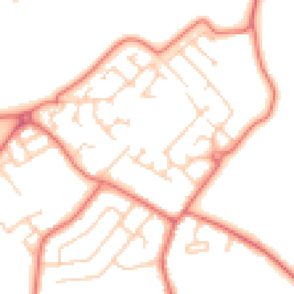 Daytime road noise heatmap for L26 6BH
