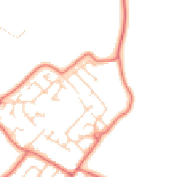 Daytime road noise heatmap for L26 6BJ