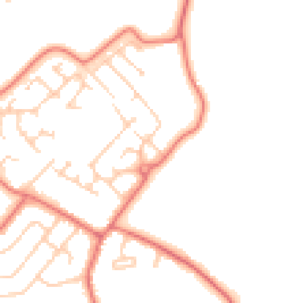 Daytime road noise heatmap for L26 6BL