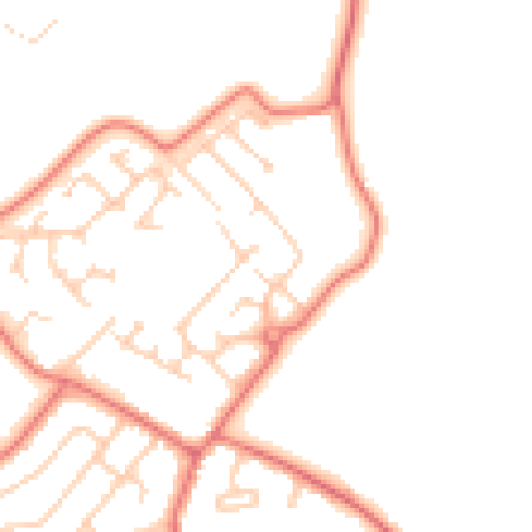 Daytime road noise heatmap for L26 6BN