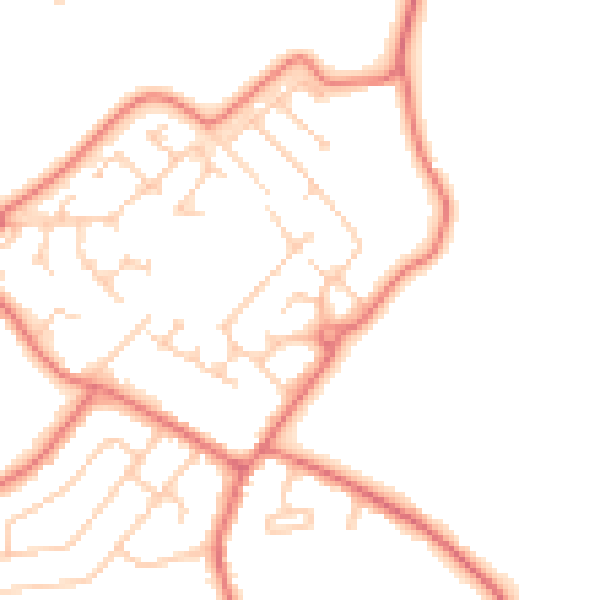 Daytime road noise heatmap for L26 6BP