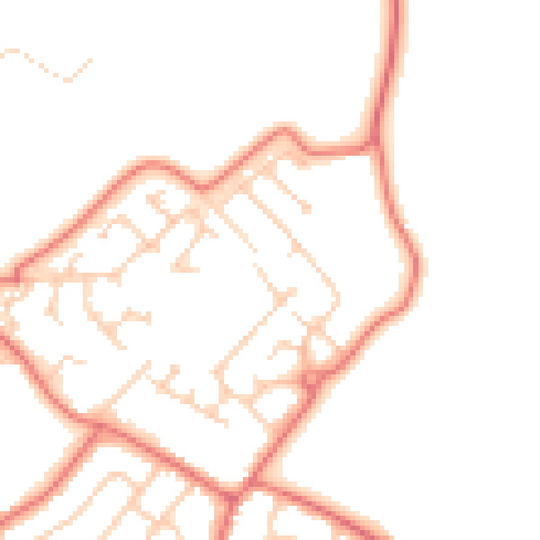Daytime road noise heatmap for L26 6BR