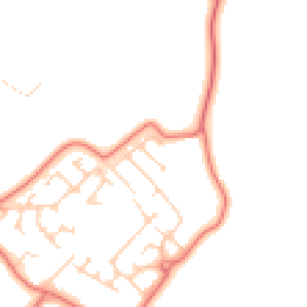 Daytime road noise heatmap for L26 6BU