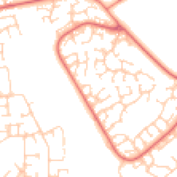 Daytime road noise heatmap for L26 7AL