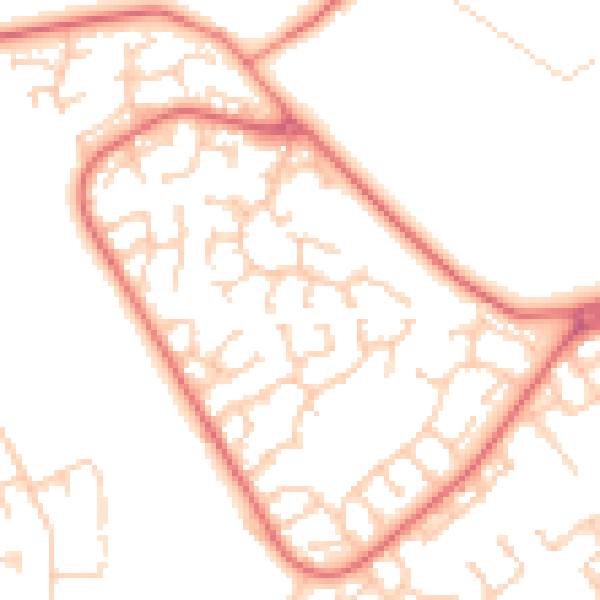 Daytime road noise heatmap for L26 7WY