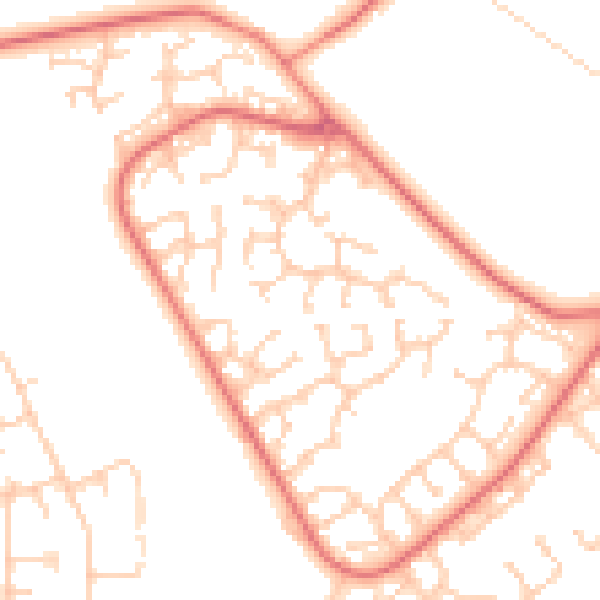 Daytime road noise heatmap for L26 7WZ