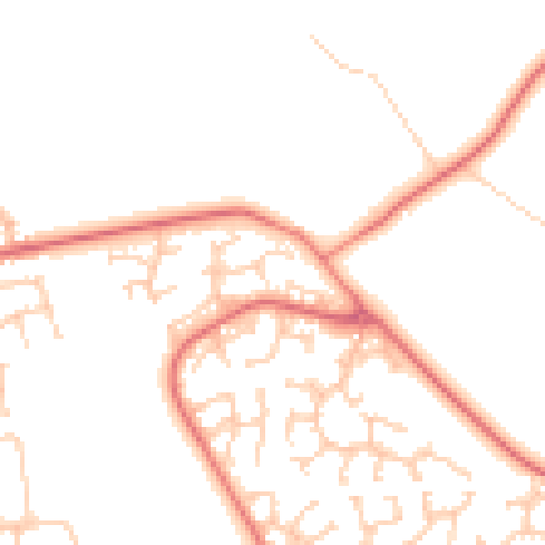 Daytime road noise heatmap for L26 7XN