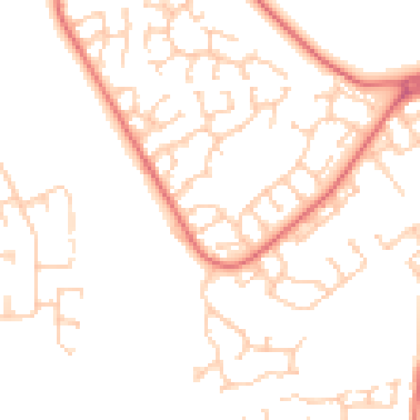 Daytime road noise heatmap for L26 7YB