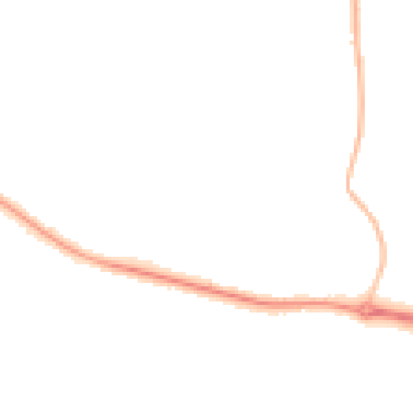Night-time road noise heatmap for L26 9UN