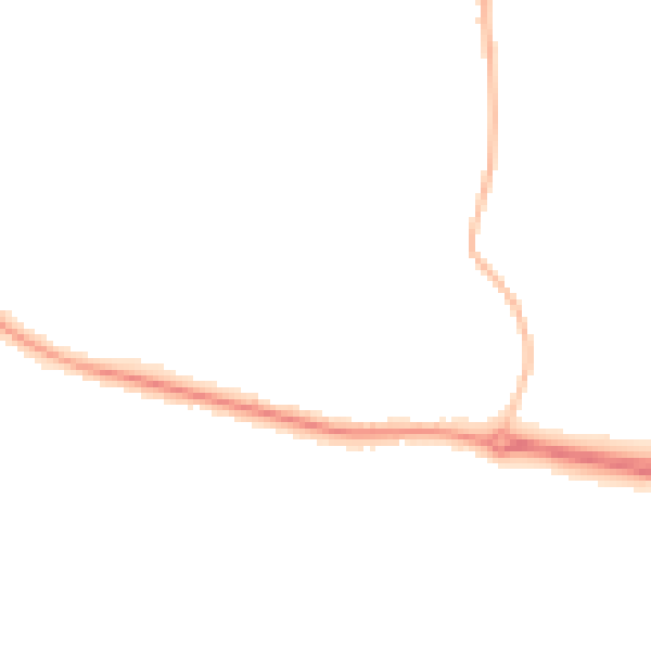 Night-time road noise heatmap for L26 9XA