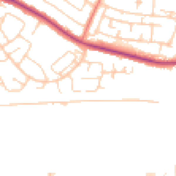 Daytime road noise heatmap for L26 9XH