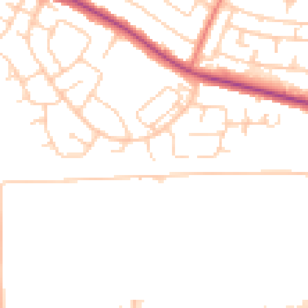 Daytime road noise heatmap for L26 9XQ