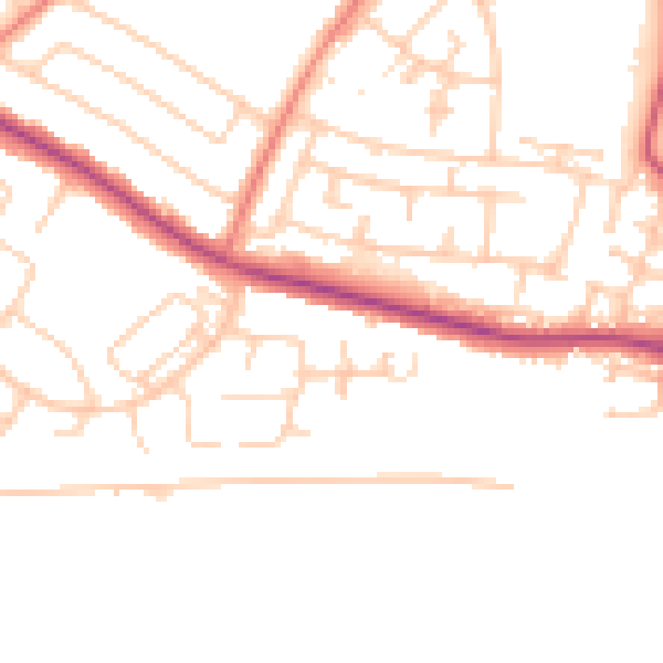 Daytime road noise heatmap for L26 9XS