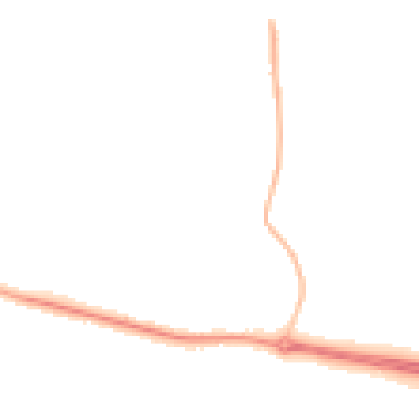 Night-time road noise heatmap for L26 9XY