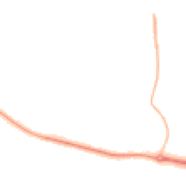 Night-time road noise heatmap for L26 9XZ