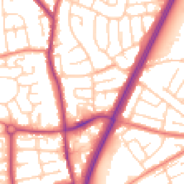 Daytime road noise heatmap for L31 0AH