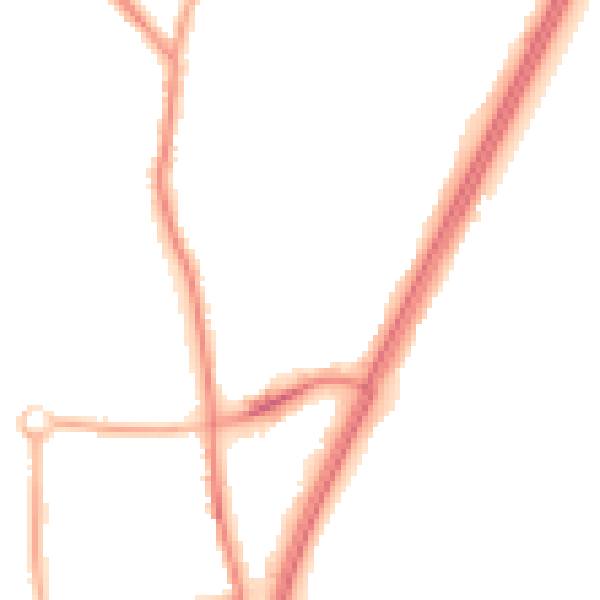 Night-time road noise heatmap for L31 0AH