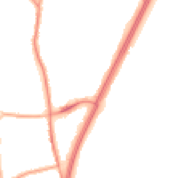 Night-time road noise heatmap for L31 0AP