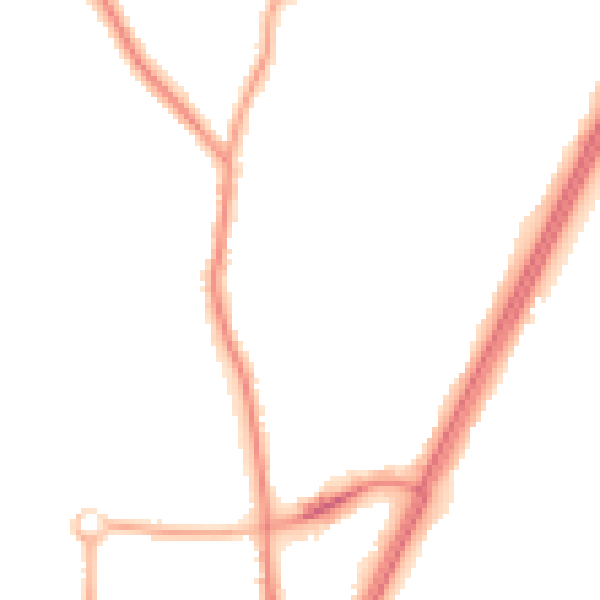 Night-time road noise heatmap for L31 0AX
