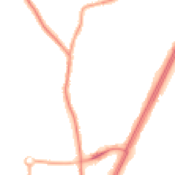 Night-time road noise heatmap for L31 0BA