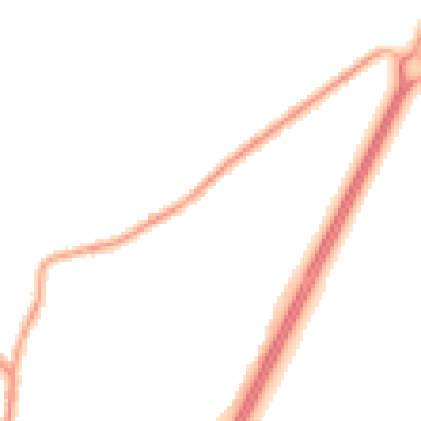 Night-time road noise heatmap for L31 0BF
