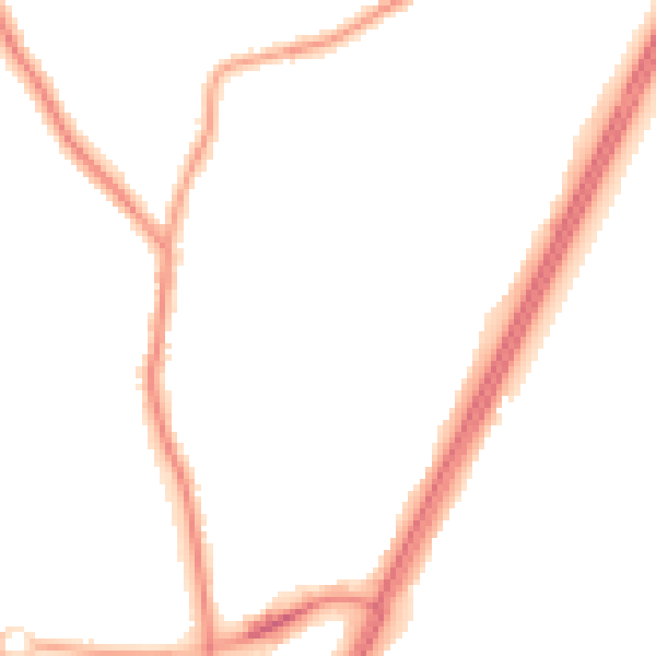 Night-time road noise heatmap for L31 0BQ