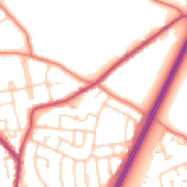 Daytime road noise heatmap for L31 0BS