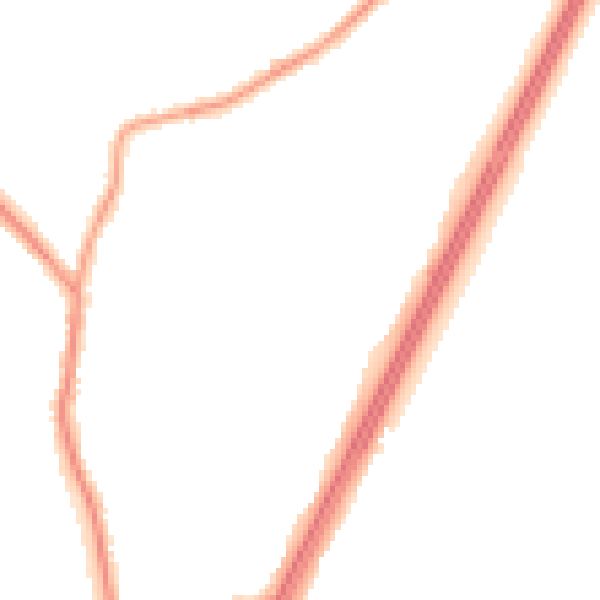 Night-time road noise heatmap for L31 0BY