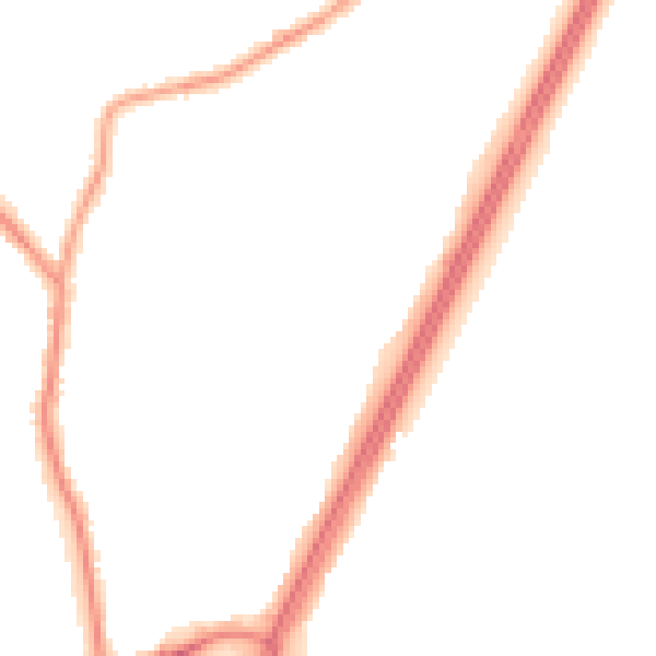 Night-time road noise heatmap for L31 0DA