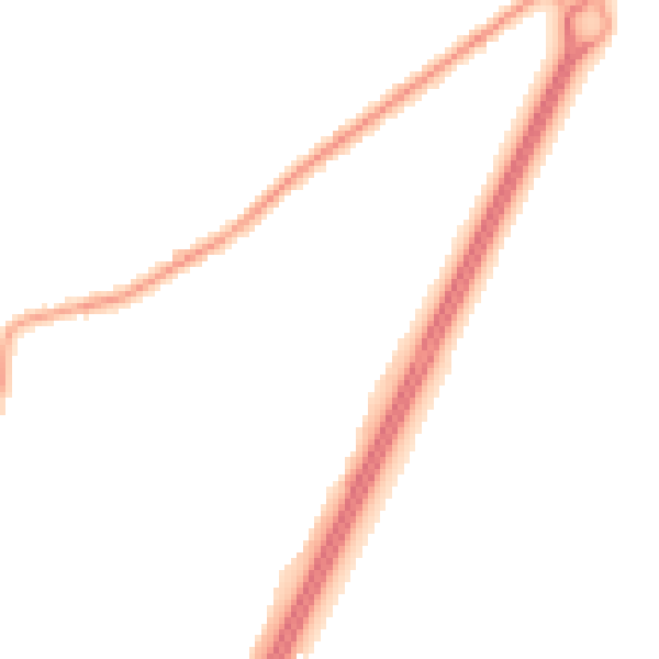 Night-time road noise heatmap for L31 0DE