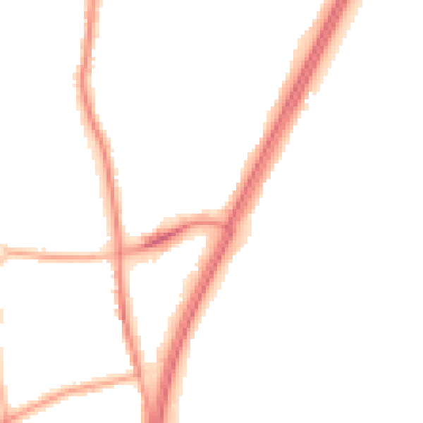 Night-time road noise heatmap for L31 0DQ