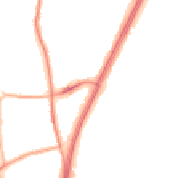 Night-time road noise heatmap for L31 0EB
