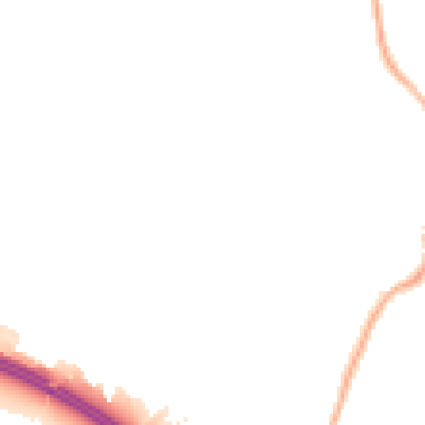 Night-time road noise heatmap for L31 1BP