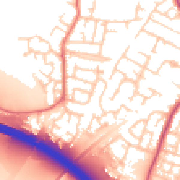 Daytime road noise heatmap for L31 1BQ