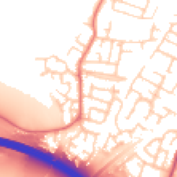 Daytime road noise heatmap for L31 1BS