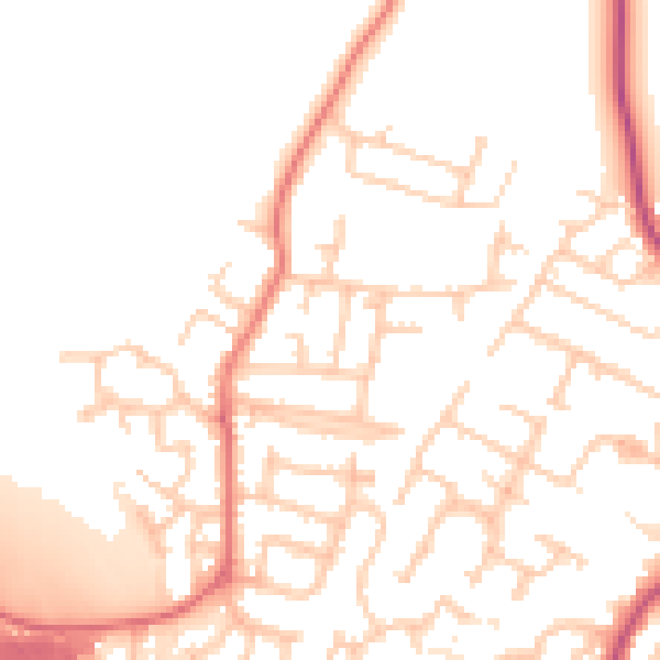 Daytime road noise heatmap for L31 1BX