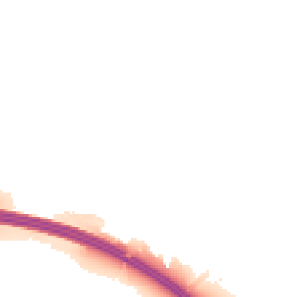 Night-time road noise heatmap for L31 1DE