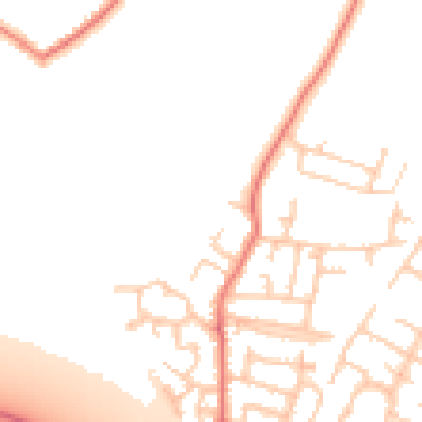 Daytime road noise heatmap for L31 1ED